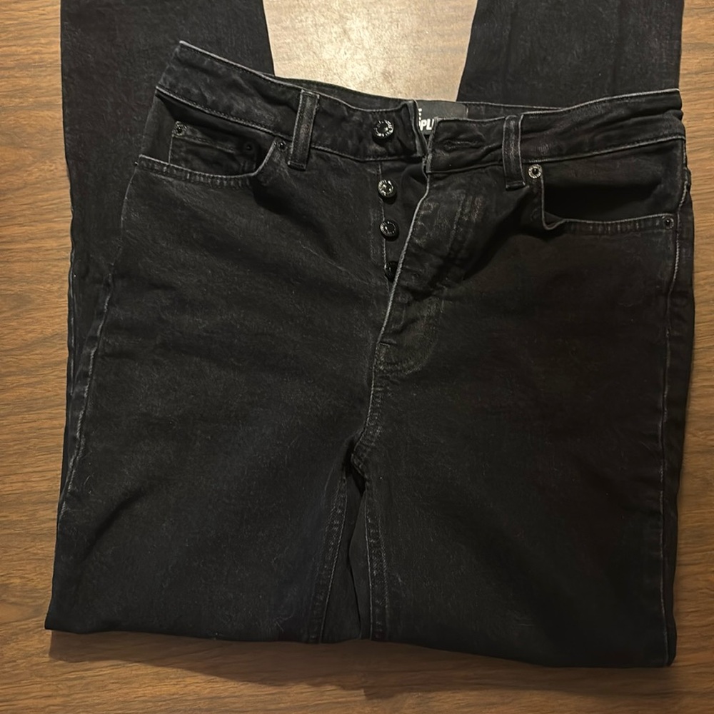 The Kooples slim-fit faded black jeans, size 27